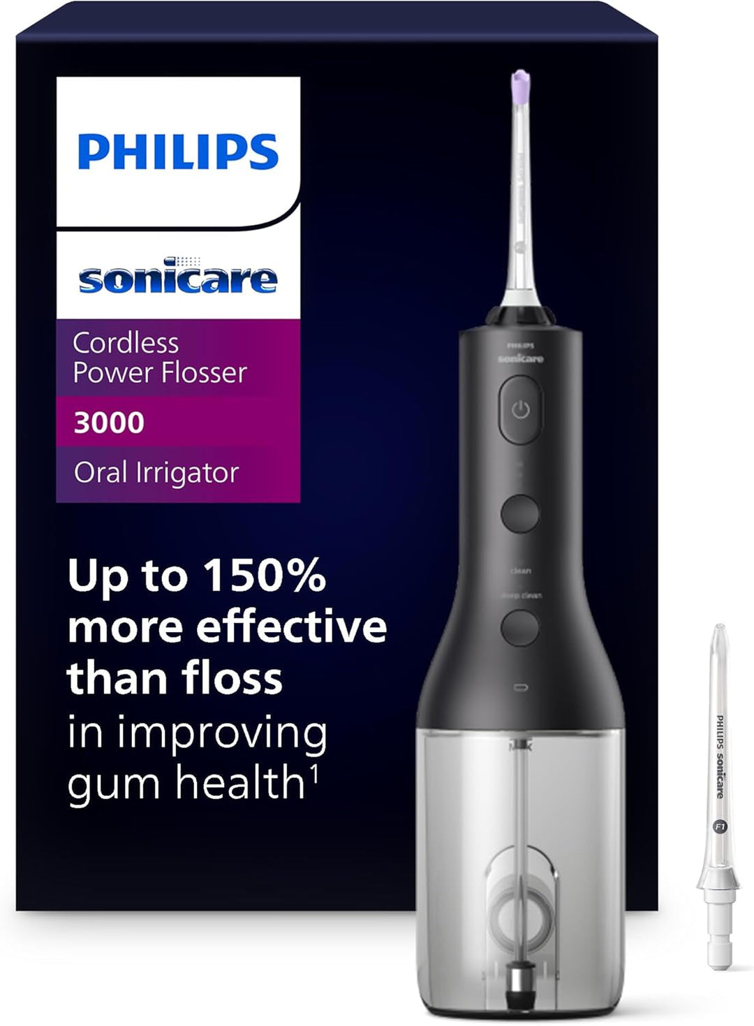 Philips Sonicare Irrigador dental inalámbrico 3000 \u2013 Irrigador...