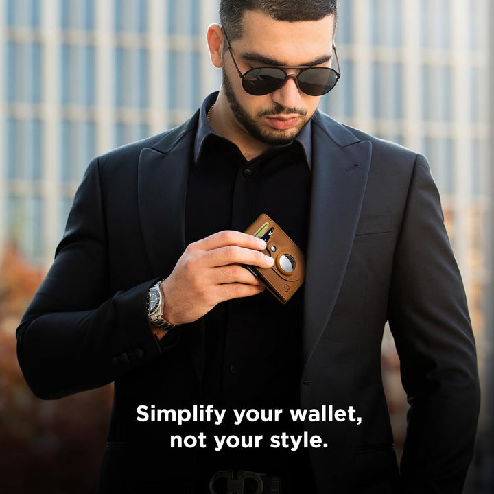 SERMAN BRANDS Money Clip Wallet - Mens Wallets slim Front Pocket RF...