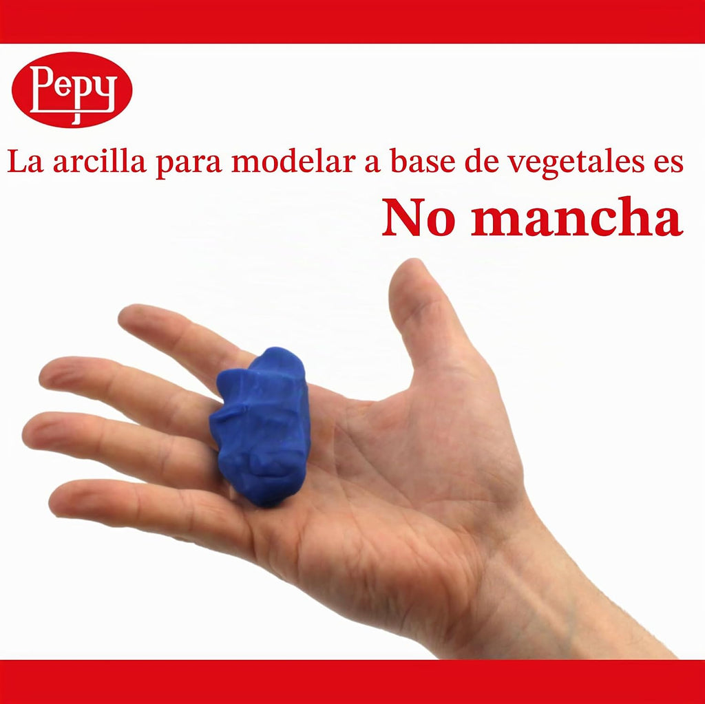 Plastilina - Arcilla de modelado reutilizable y que no se seca, juego de regalo de 24 barras con herramientas de modelado y tutorial, 2 de cada uno de 12 colores, barras de 1.4 oz, perfecta para