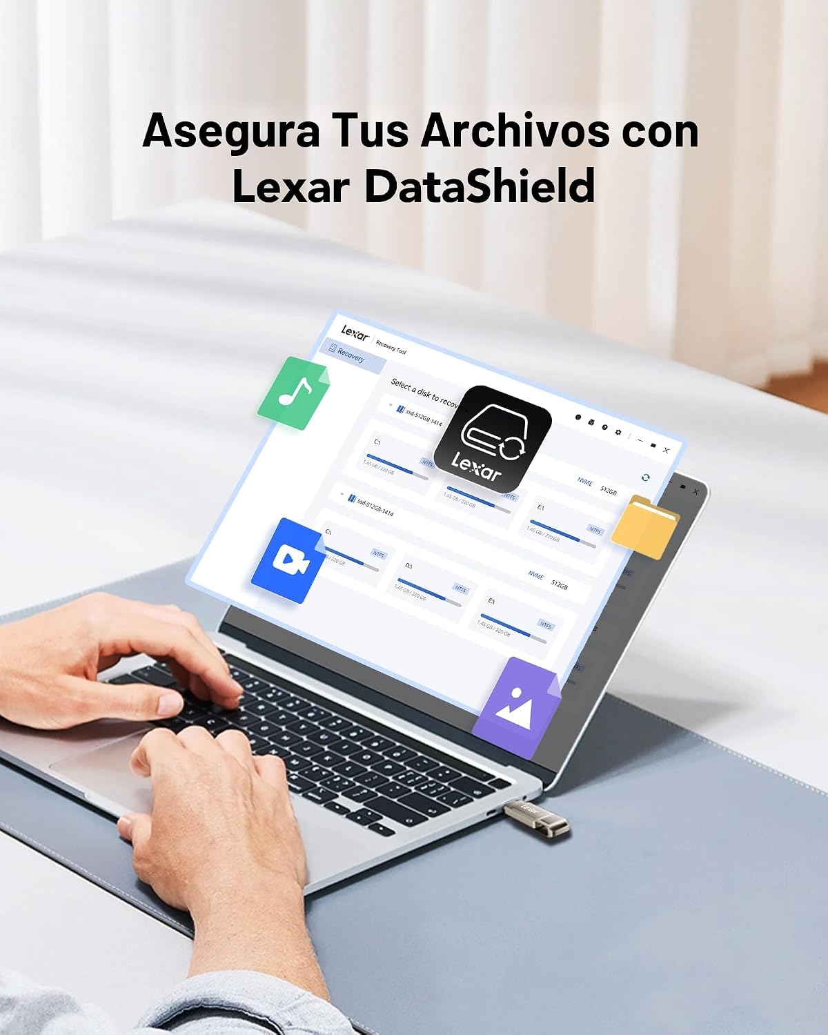 Lexar D40E 64GB Unidad Flash USB 3.2 Gen 1 Tipo-C con Doble USB, Un...