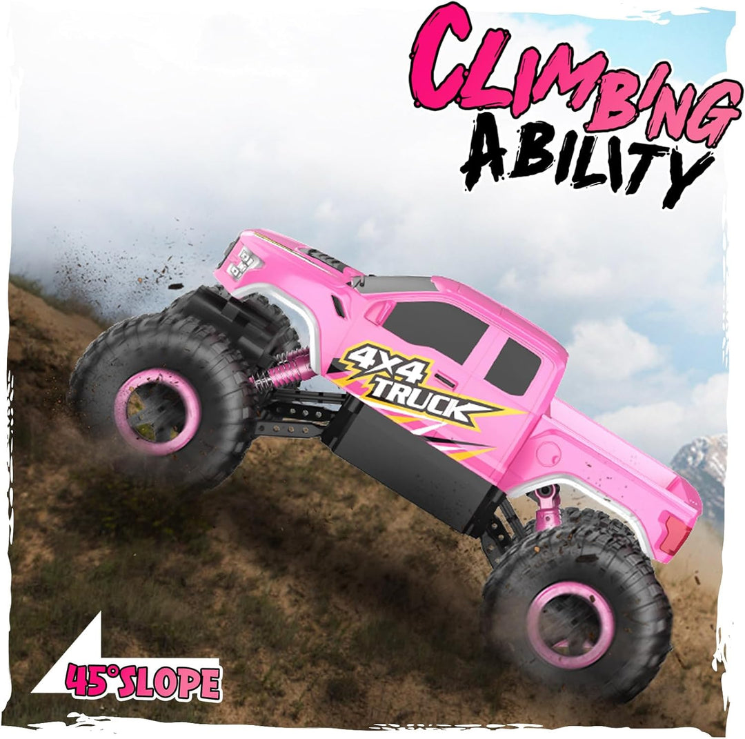 Double E Raptor F150 RC Car 4WD 2 Motors Monster Trucks para niñas,...