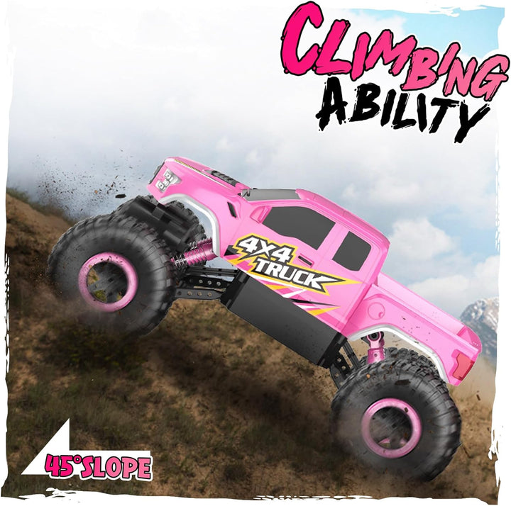 Double E Raptor F150 RC Car 4WD 2 Motors Monster Trucks para niñas,...