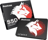 Bestoss Disco duro interno SSD de 256 GB de 2.5 pulgadas para PC o...