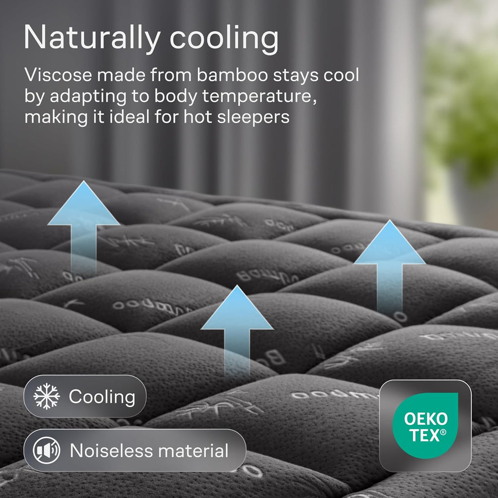 Niagara Sleep Solution Queen - Cubrecolchón ultra suave, alivio del dolor