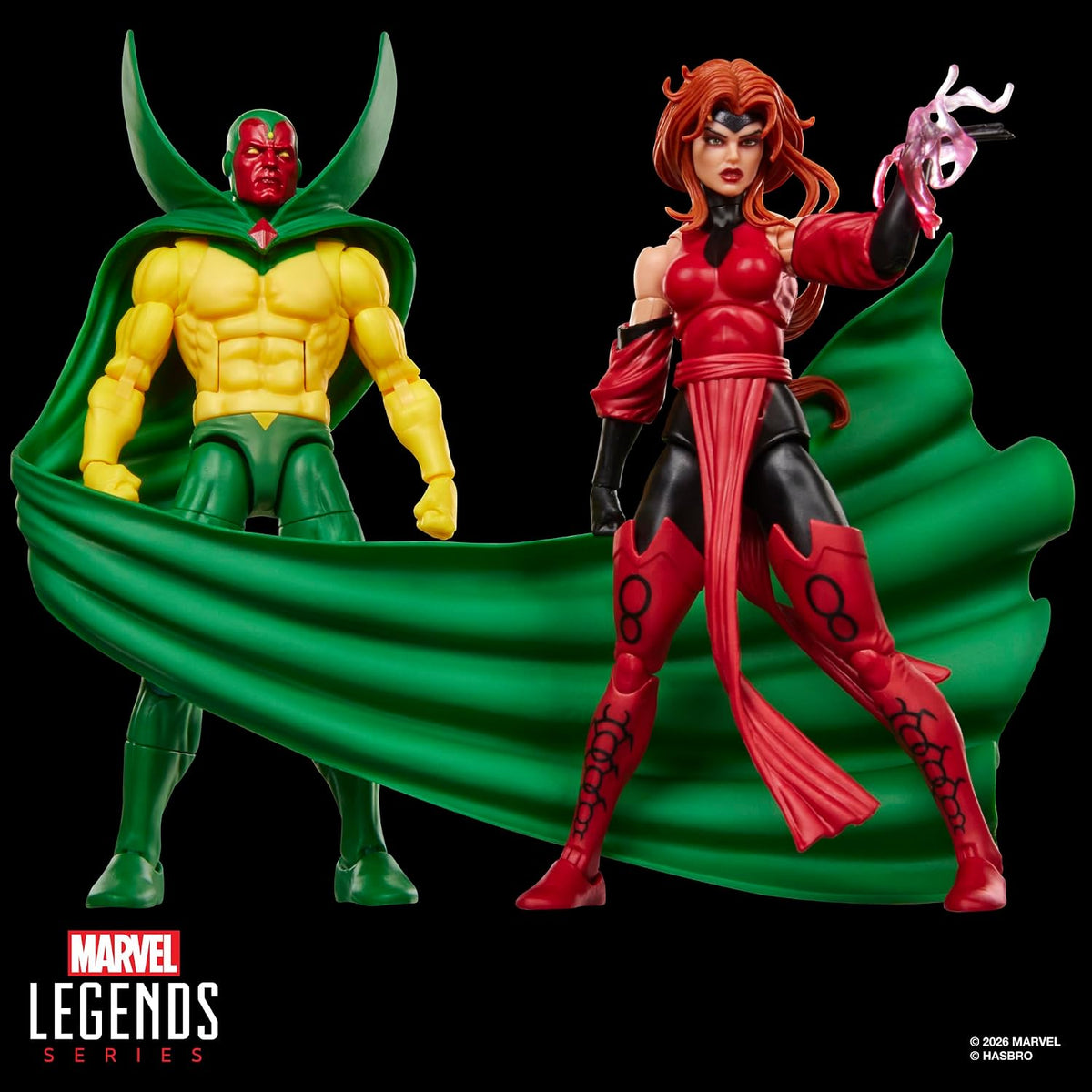 Marvel Serie Legends Visión y Bruja Escarlata