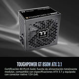 Thermaltake Toughpower GT 850W ATX 3.1 Fuente de alimentación están...