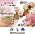 Dreamon Cafetera de juguete, accesorios de cocina de madera para niños