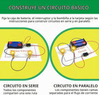 Circuit Sorcery - Kit eléctrico de ciencia STEM para niños, 12 misiones de potencia, laboratorio de experimentos de electricidad y electrónica, kit de juguetes de exploración de energía para niños y niñas, regalo educativo a partir de 6 años