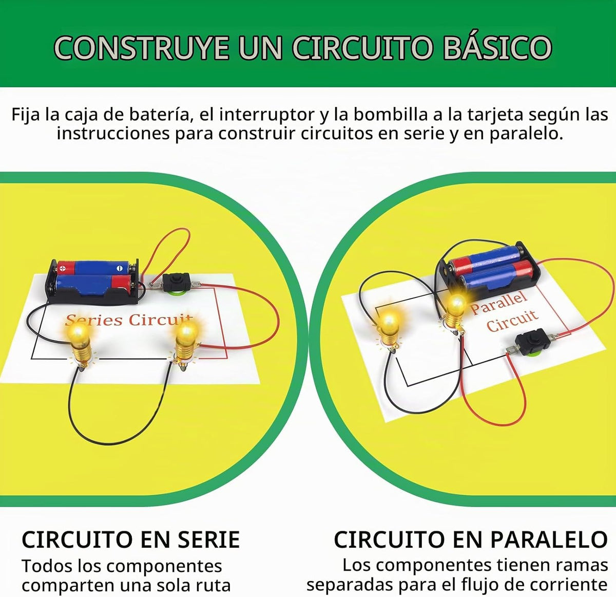 Circuit Sorcery - Kit eléctrico de ciencia STEM para niños, 12 misiones de potencia, laboratorio de experimentos de electricidad y electrónica, kit de juguetes de exploración de energía para niños y niñas, regalo educativo a partir de 6 años