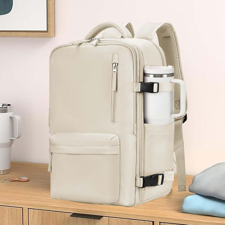 WONHOX - Mochila grande de viaje, equipaje de mano aprobado para vu...