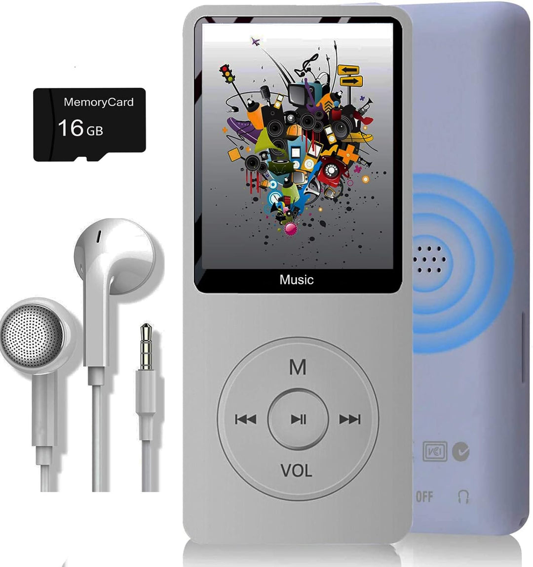 Reproductor de MP3, reproductor de música con tarjeta micro SD de 1...
