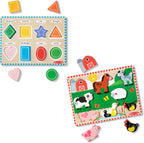 Melissa & Doug Paquete de rompecabezas de piezas gruesas