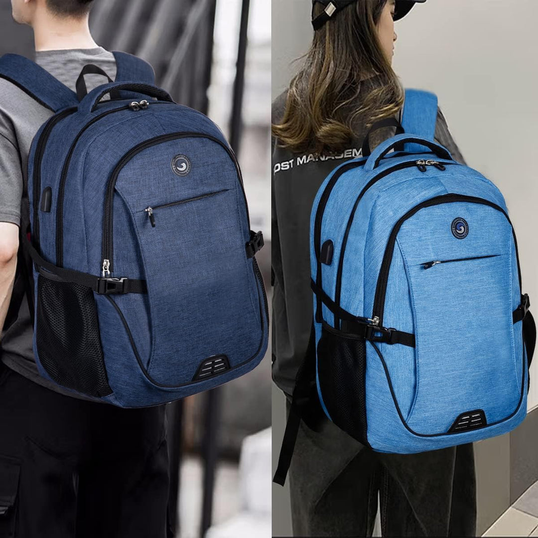 SHRRADOO Mochila Antirrobo para Laptop, Mochilas de Viaje con Puert...