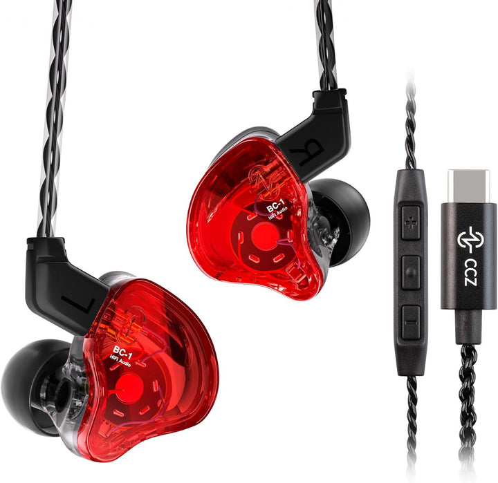 CCZ Melody USB C Auriculares con cable Tipo-C Intrauriculares, Auri...