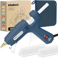 Pistola de pegamento caliente de tamaño completo con alimentación dual de 60/100 W y 21 barras de pegamento caliente (7/16"), pistola de pegamento industrial de calentamiento rápido y