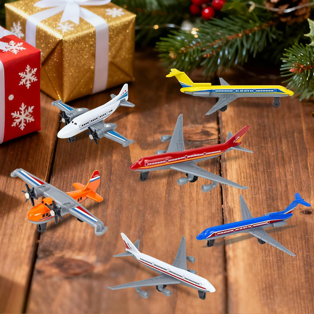 Tcvents Juguete de avión para canasta de Pascua, paquete de 15 avio...