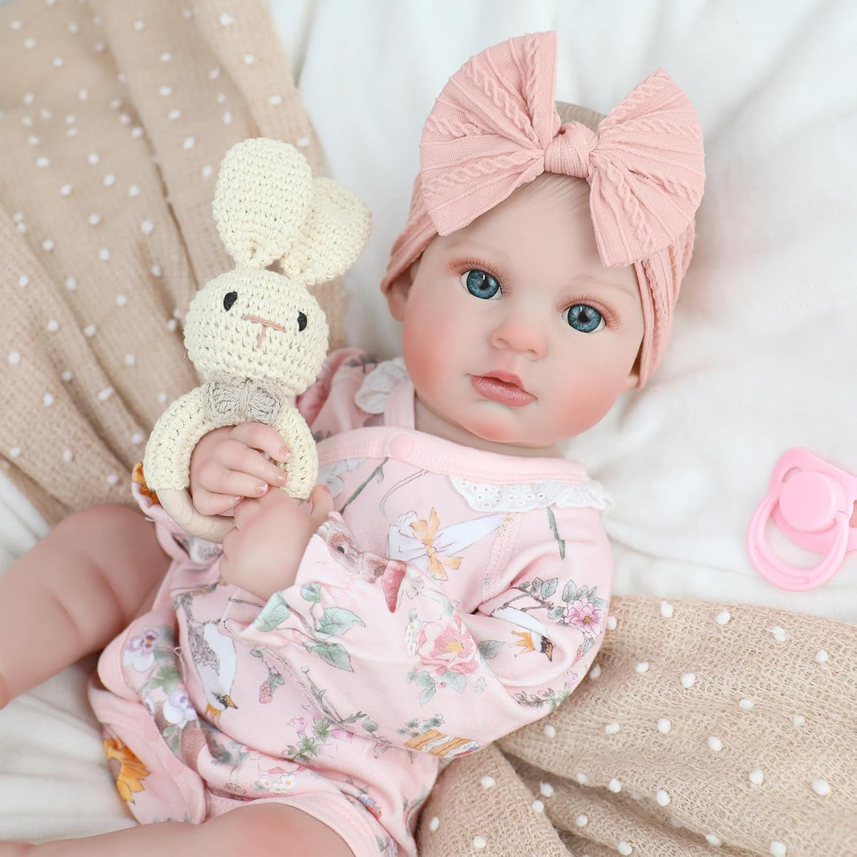 Babeviimt Reborn Baby Dolls - Muñeca de bebé realista de vinilo sua...