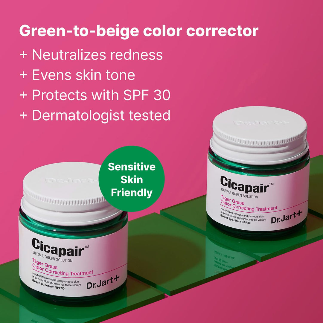 Dr. Jart+ Cicapair Soothing Color Correcting Treatment SPF 30 with...