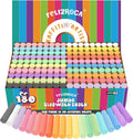 Juego de 180 tizas para acera en 20 colores, no tóxicas, lavables, tizas jumbo para exteriores para niños, tiza para pavimento