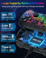 Switch Controller Compatible with Switch\/Switch Lite\/OLED\/PC, Pr...