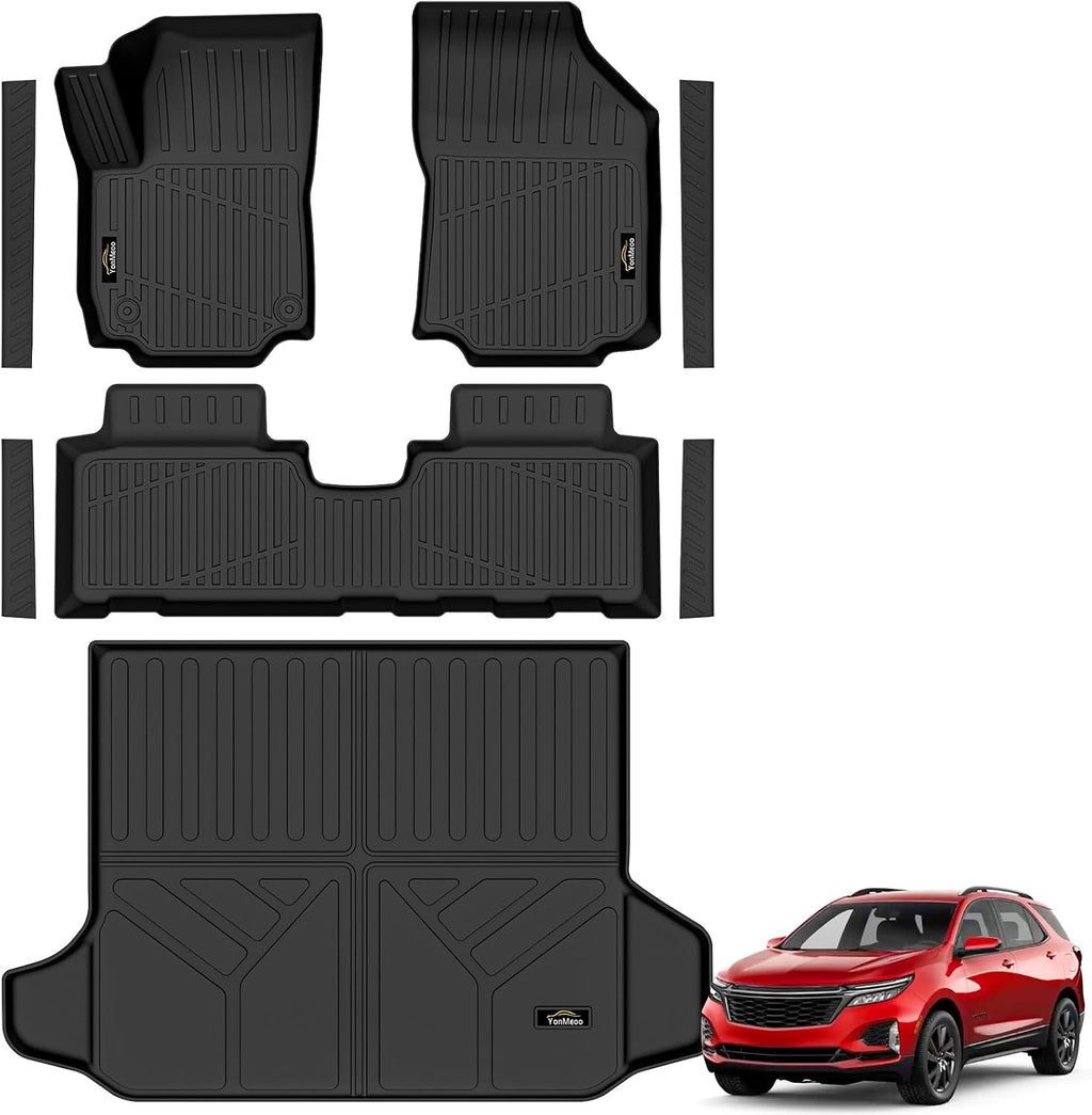 Alfombrillas y forro de carga para Chevy Equinox 2018-2024 (solo gasolina)/GMC