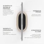 HumanCentric Soporte vertical para laptop en madera de arce