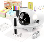 Robot de dibujo con 200 tarjetas Montessori Learning Toys para niños de 3