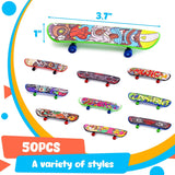 POPLAY 50 mini patinetas de dedo mini patineta de juguete