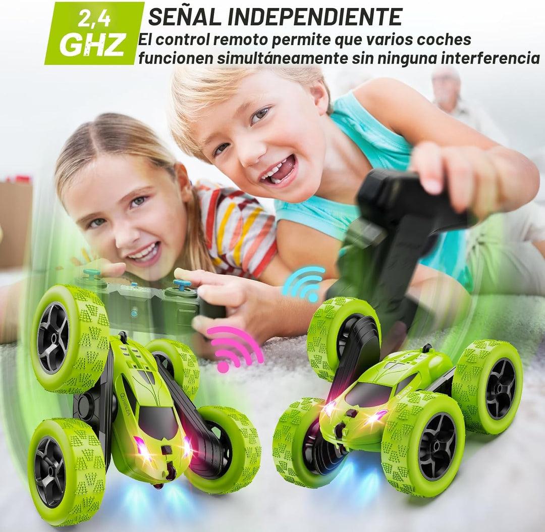 QUNREDA - Auto de control remoto para niños de 6 años en adelante,...