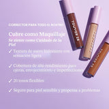 Tower 28 Swipe Serum Concealer - Corrector hidratante de cobertura...