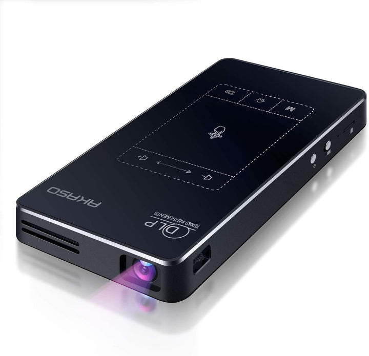 AKASO WT50 Mini Proyector con WiFi y Bluetooth, Proyector de Pelícu...