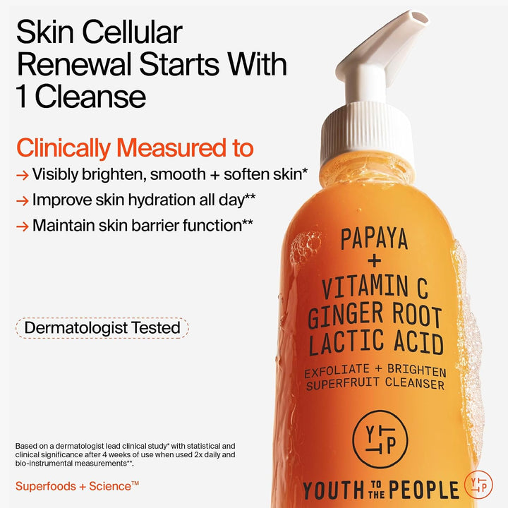 Limpiador facial Youth To The People Superfruit - Papaya + Vitamina...