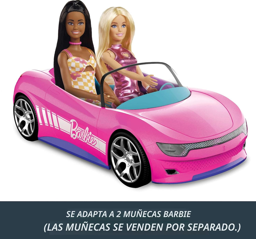Hot Wheels Barbie RC - Coche de juguete con control remoto, color rosa convertible