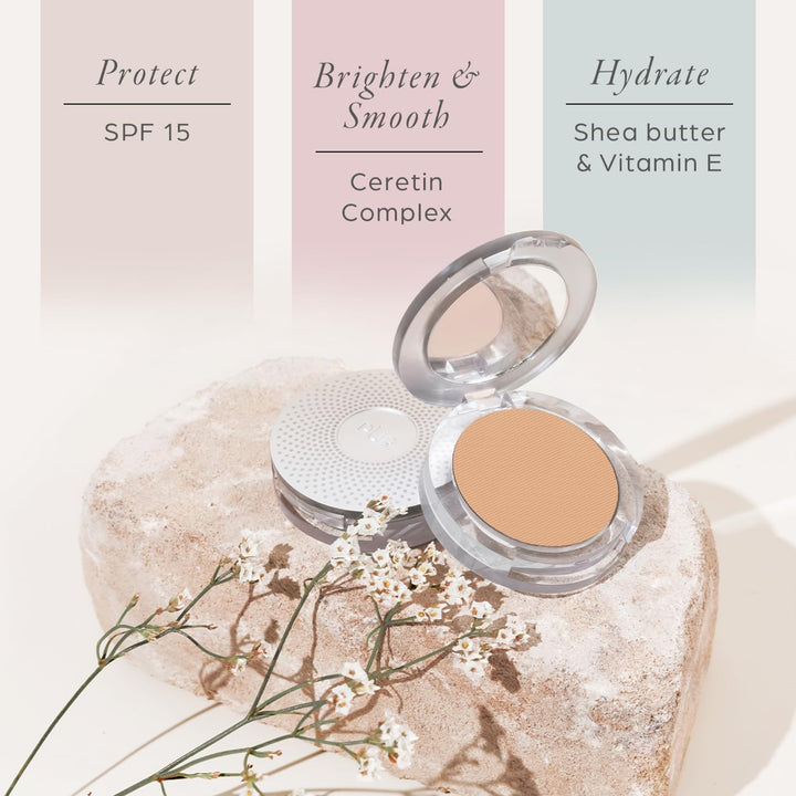 PÜR MINERALS Base de Maquillaje Mineral Prensada 4 en 1 en Polvo co...