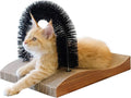 FUKUMARU Cat Self Groomer 2.0 versión, rascador de cara de arco de gato