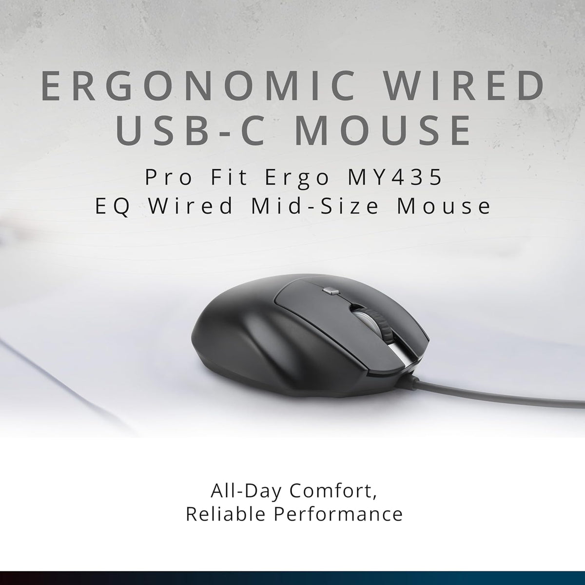 Kensington Ratón con cable USB-C, Pro Fit Ergo MY435 EQ, para manos...