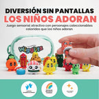 Foodz - Paquete de 12 juguetes coleccionables para ansiedad Wiggly