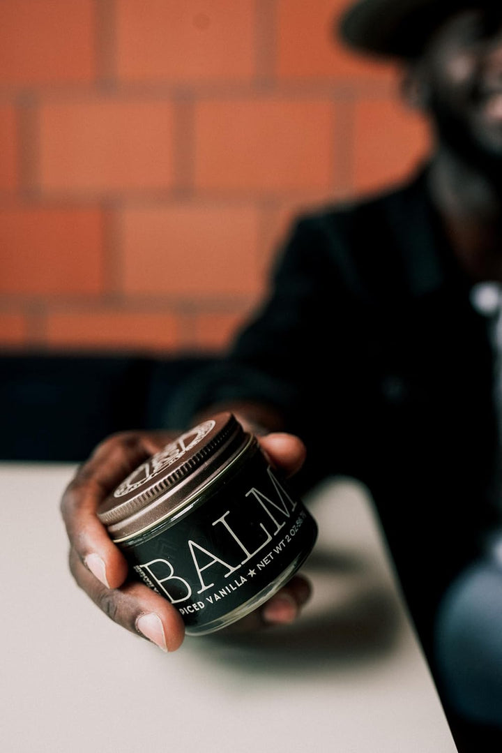 18.21 Bálsamo para barba artificial para hombres, vainilla especiad...