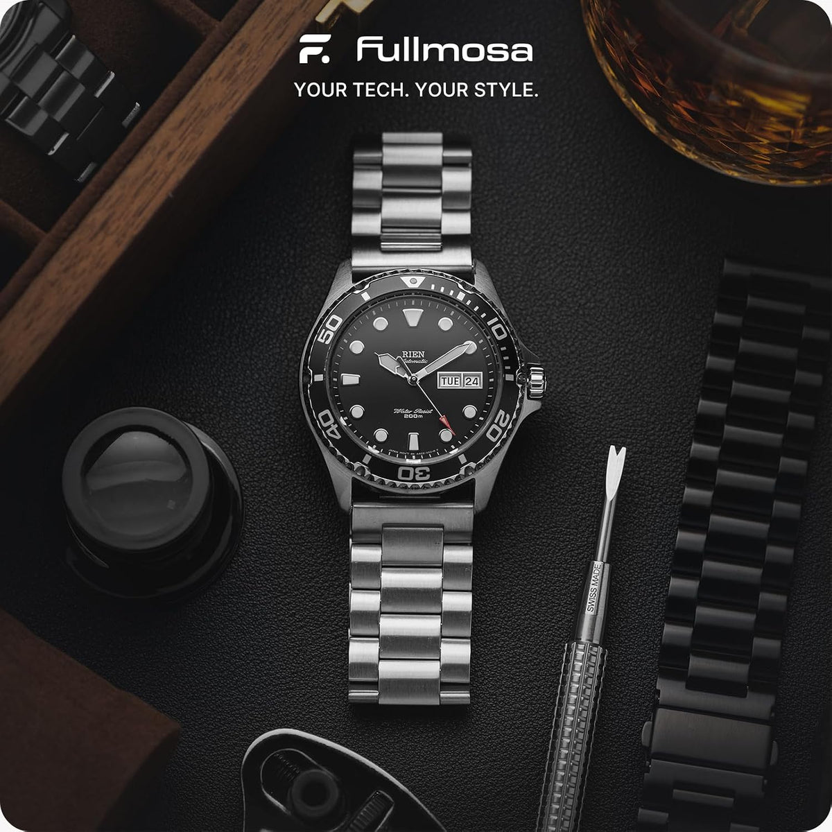 Fullmosa Correa de reloj de liberación rápida de 0.630/0.709/0.748/0.787