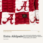 Minky Couture Manta de abrazos de felpa extra, Alabama Crimson Tide, adulto
