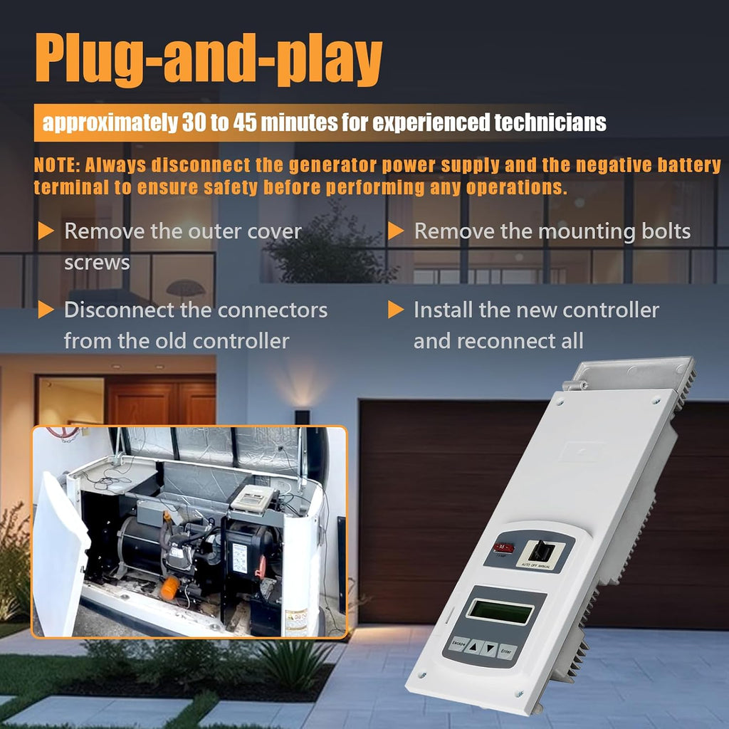 Controlador Nexus 0H6680D para generadores de espera refrigerados por aire Generac Guardian