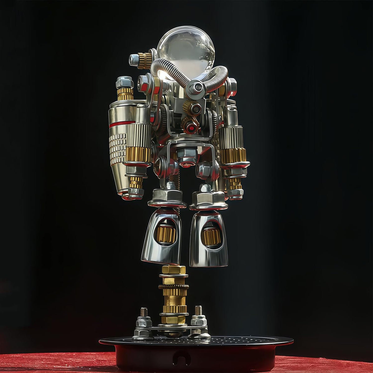 Rompecabezas 3D para adultos, juego de construcción de astronautas espaciales, rompecabezas de astronauta de metal 3D, manualidades, decoración de escritorio, más de 154 piezas, regalo coleccionable genial para adultos