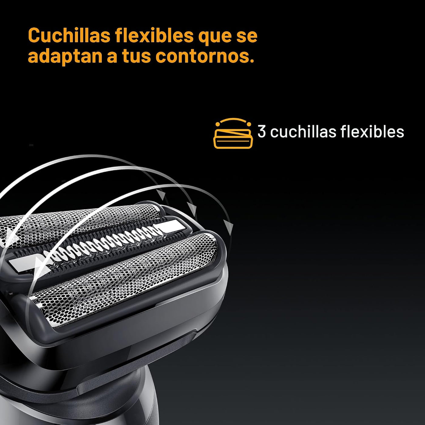 Cabezal de repuesto para afeitadora eléctrica Braun Series 5, fije...