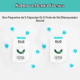 GLO Vial Kit de tratamiento de gel blanqueador de dientes, resultad...