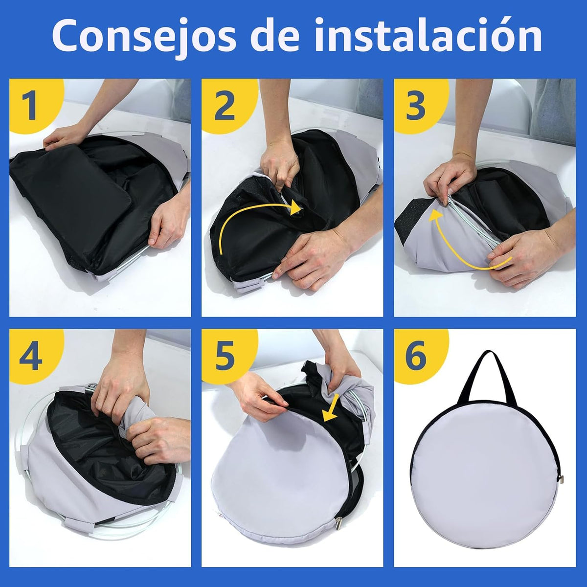 HoYiXi Parasol universal para laptop y protección plegable de priva...