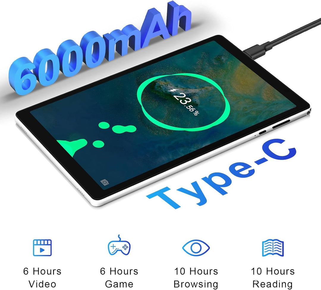 Tableta de 10 pulgadas, sistema operativo Android, 2 GB de RAM + 32...