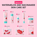 QUIYUM Juegos de cuidado de la piel de sandía y niacinamida, produc...