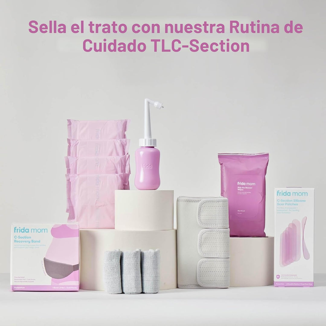 Frida Mom Tiras de silicona para cesárea, parches de cicatriz impre...