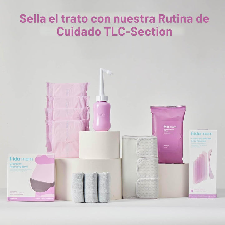Frida Mom Tiras de silicona para cesárea, parches de cicatriz impre...