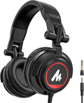 MAONO MH501 Over Ear Closed Back Studio Monitor Headphone with 50MM Drivers, Negro